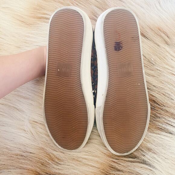 Madewell Sidewalk Low-Top Sneakers in Painted Leopard Colorblock Calf Hair - Picture 6 of 8